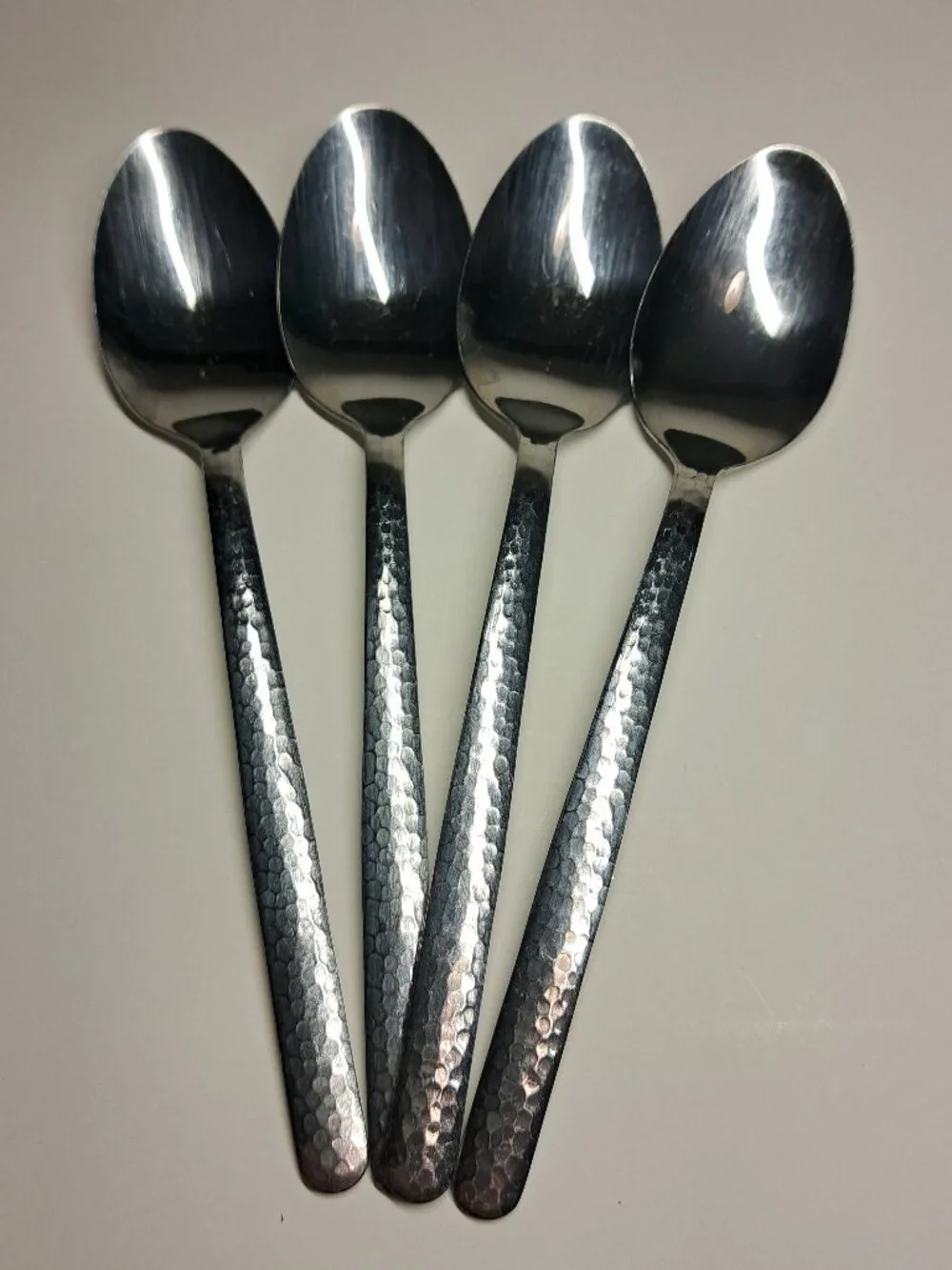 Four Piece Large Spoon Set - Stainless Steel